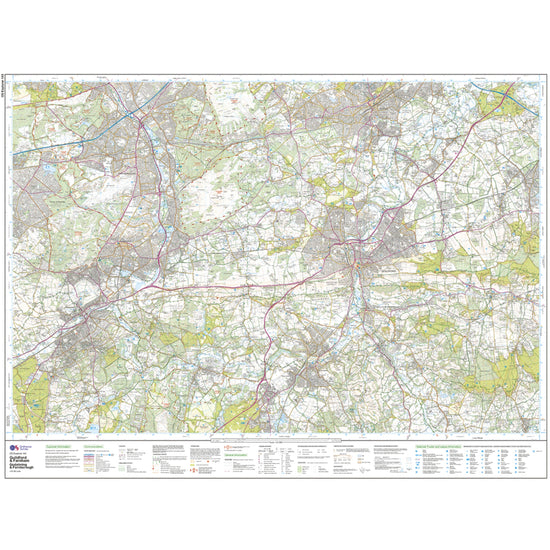 Explorer Active 145 Guildford & Farnham Map With Digital Version