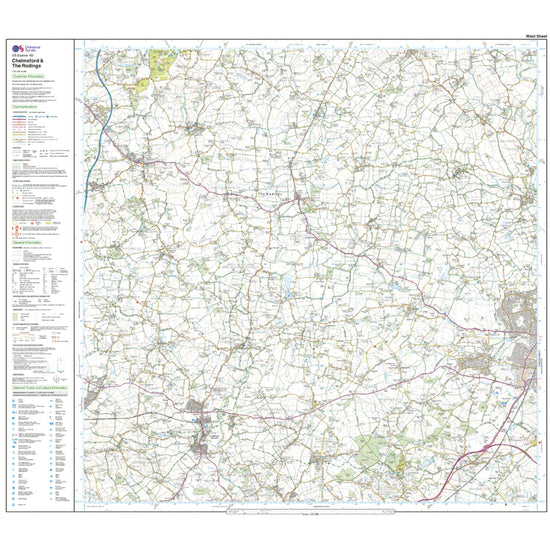 Explorer 183 Chelmsford & The Rodings Map With Digital Version