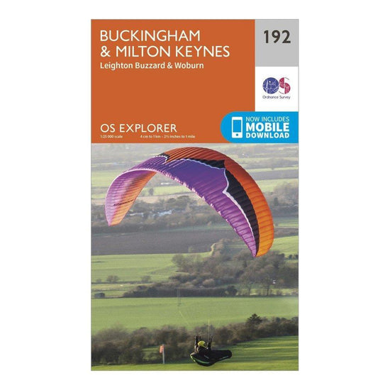 Explorer 192 Buckingham  Milton Keynes Map With Digital Version