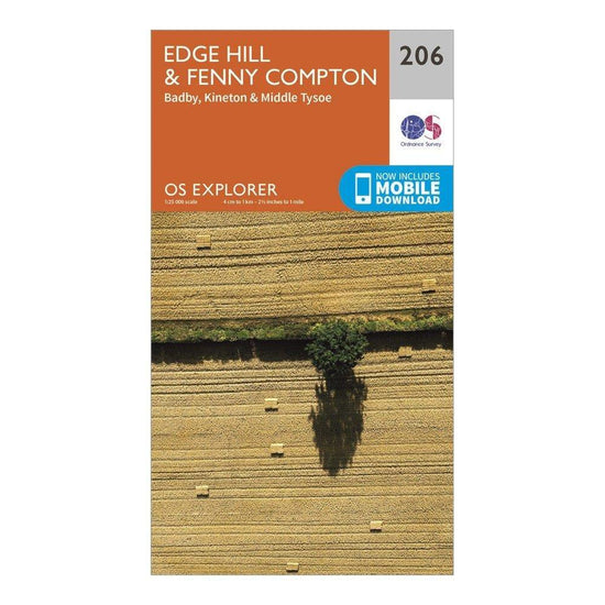 Explorer 206 Edge Hill & Fenny Compton Map With Digital Version