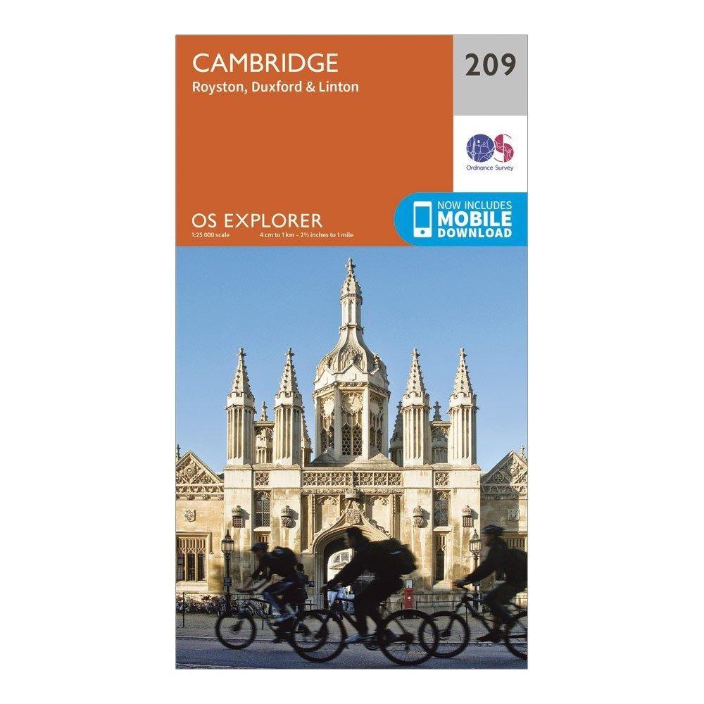 Explorer 209 Cambridge, Royston, Duxford & Linton Map With Digital Version