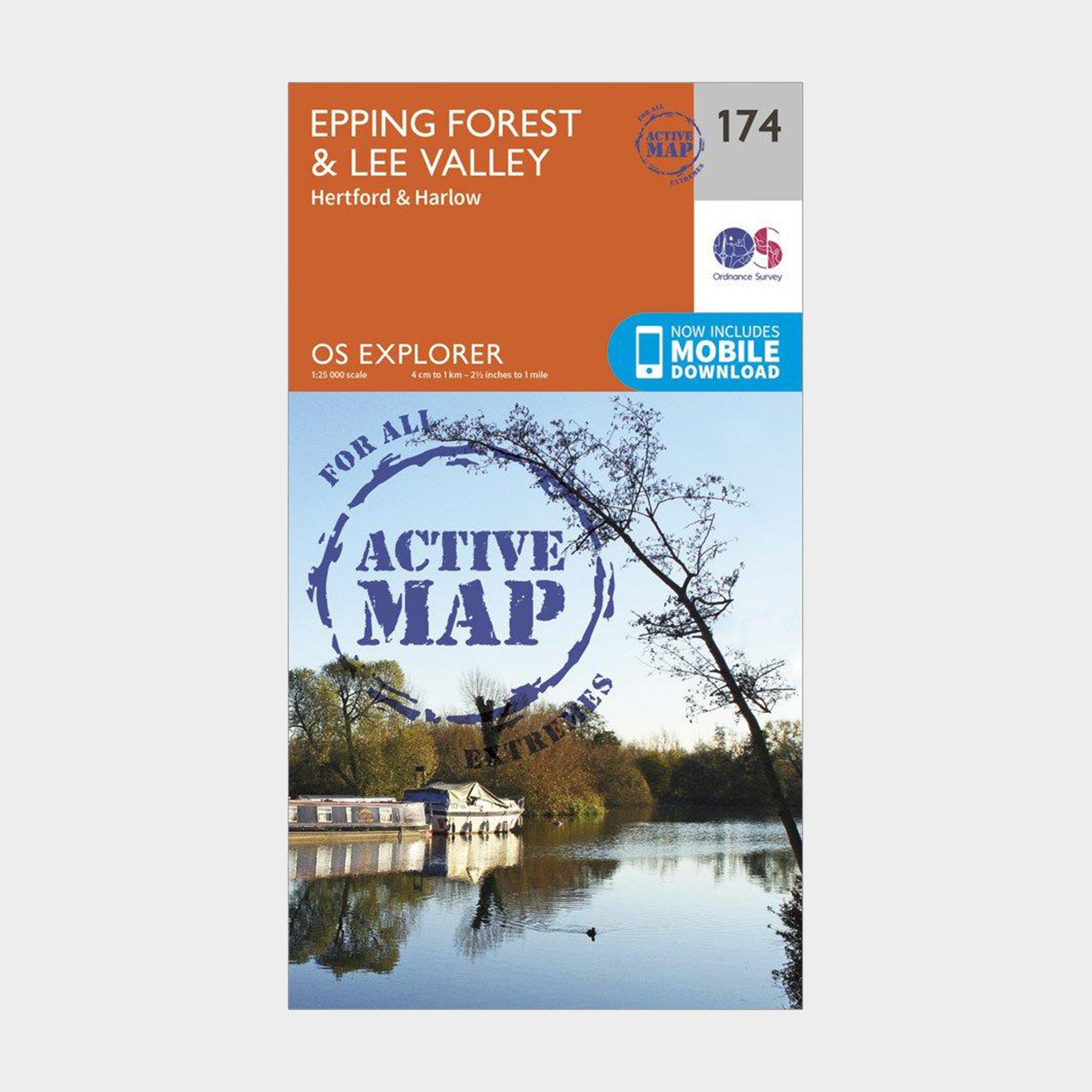 Explorer Active 174 Epping Forest & Lee Valley Map with Digital Version