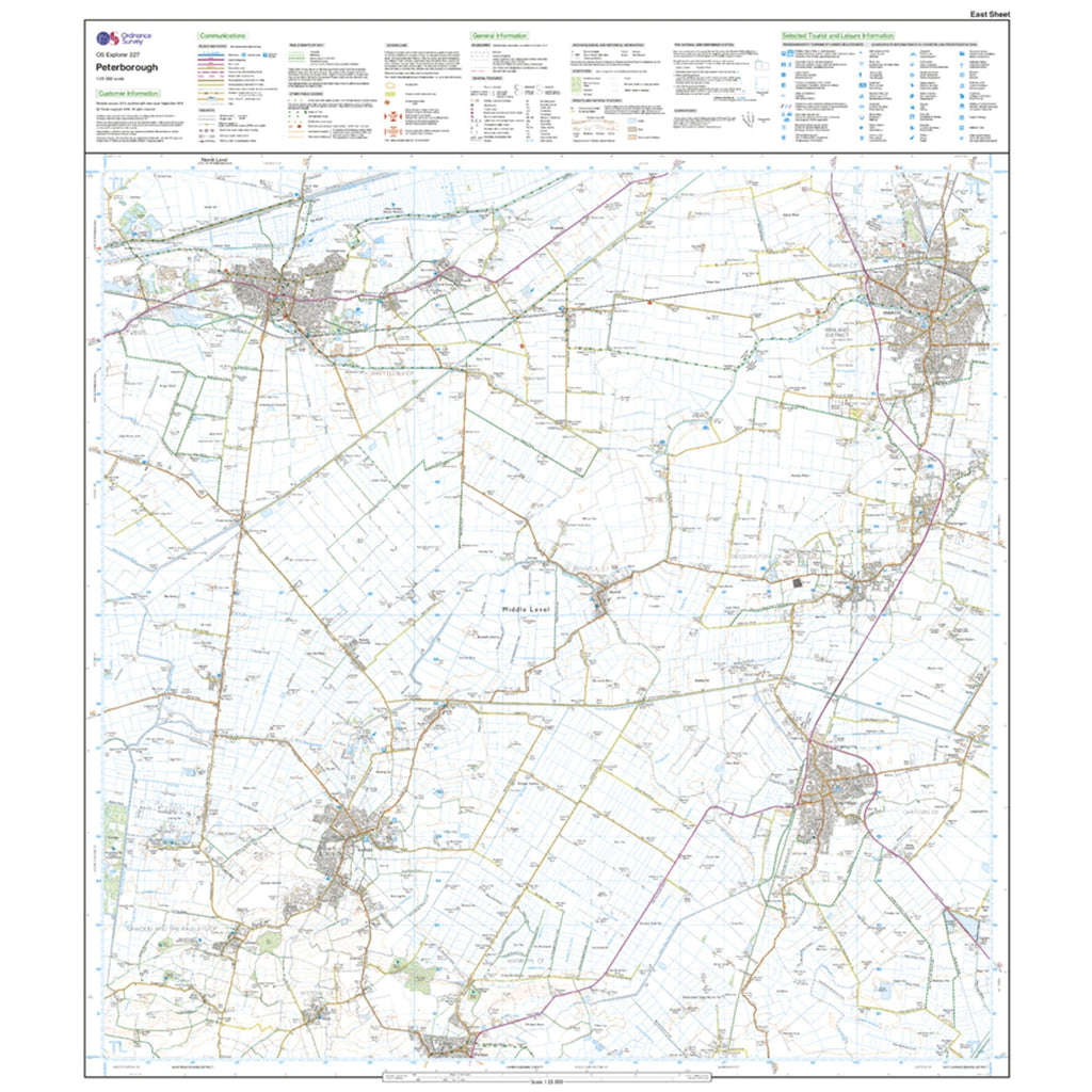 Explorer 227 Peterborough Map With Digital Version