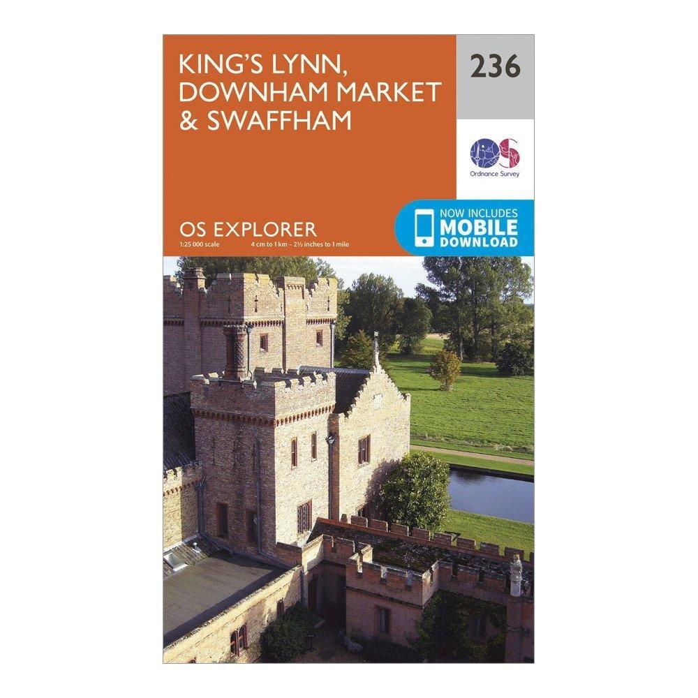 Explorer 236 King's Lynn, Downham Market & Swaffham Map With Digital Version