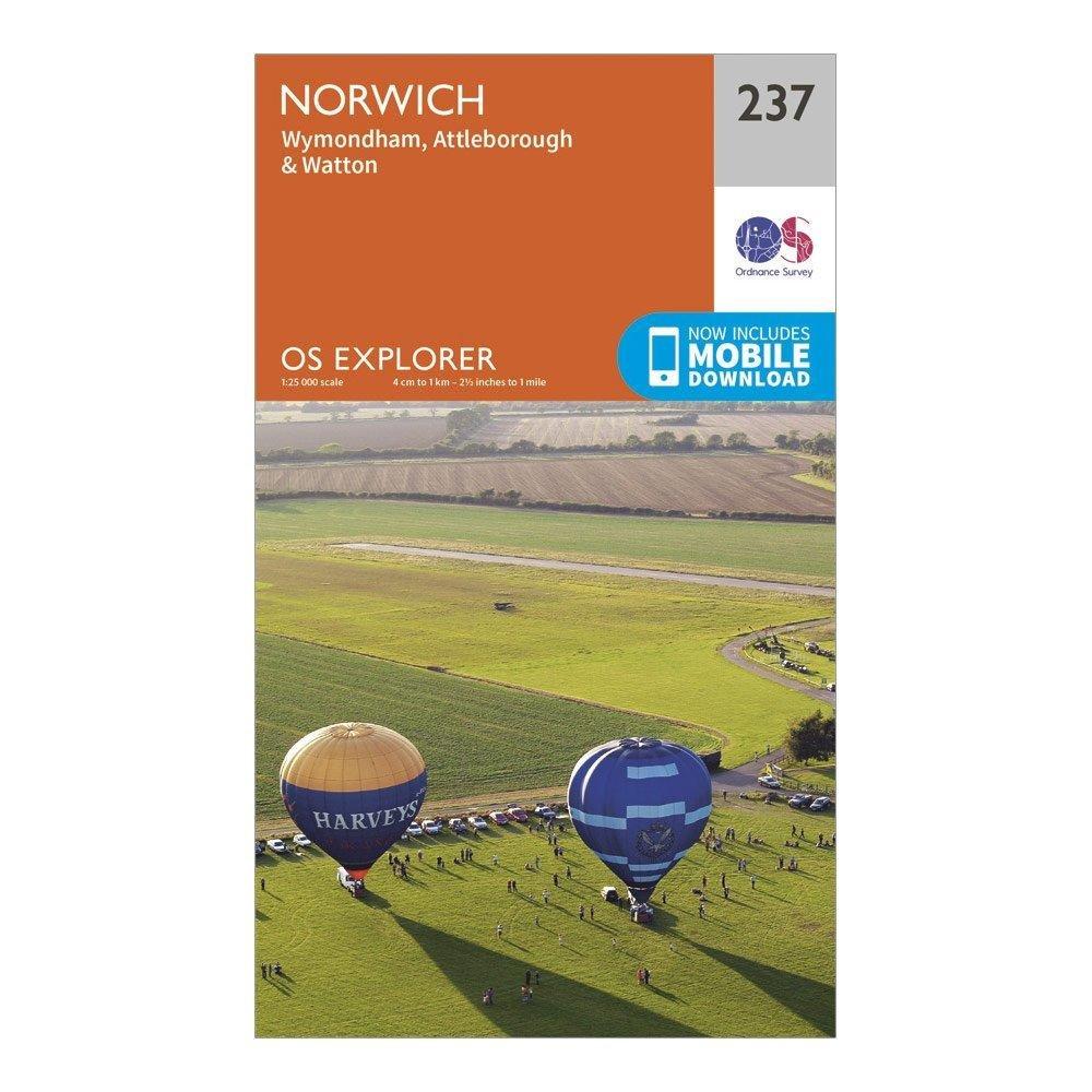 Explorer 237 Norwich Map With Digital Version
