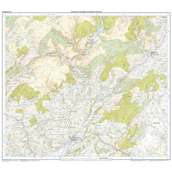 Explorer Active 187 Llandovery Llanwrtyd Wells  Lyn Brianne Map With Digital Version