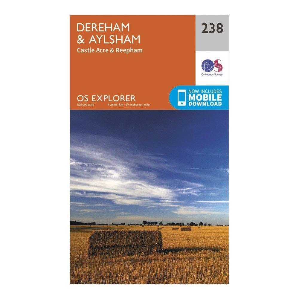 Explorer 238 East Dereham  Aylsham Map With Digital Version