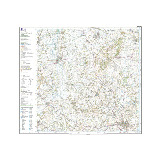 Explorer 257 Crewe  Nantwich Map With Digital Version