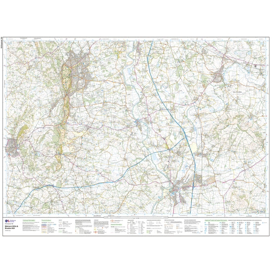 Explorer Active 190 Malvern Hills & Bredon Hill Map With Digital Version