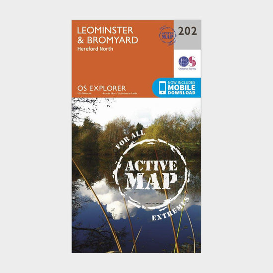 Explorer Active 202 Leominster  Bromyard Map With Digital Version