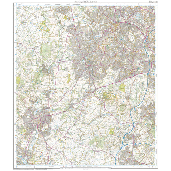 Explorer Active 219 Wolverhampton & Dudley Map With Digital Version