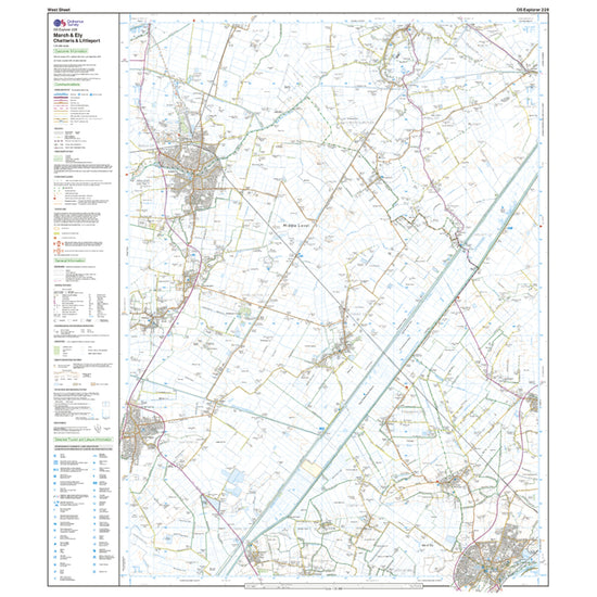 "Explorer Active 228 March  Ely Map With Digital Version"""
