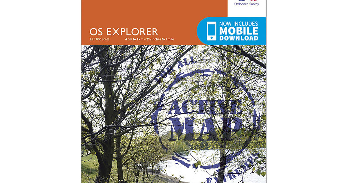 Ordnance Survey Explorer Active 245 The National Forest Map With ...