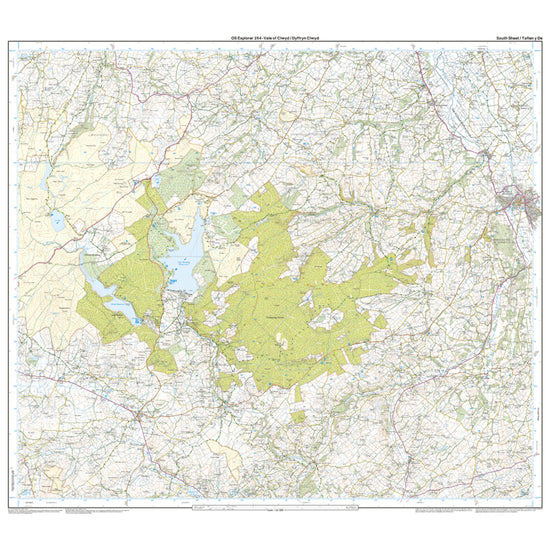 Explorer Active 264 Vale of Clwyd Rhyl Denbigh  Ruthin Map With Digital Version