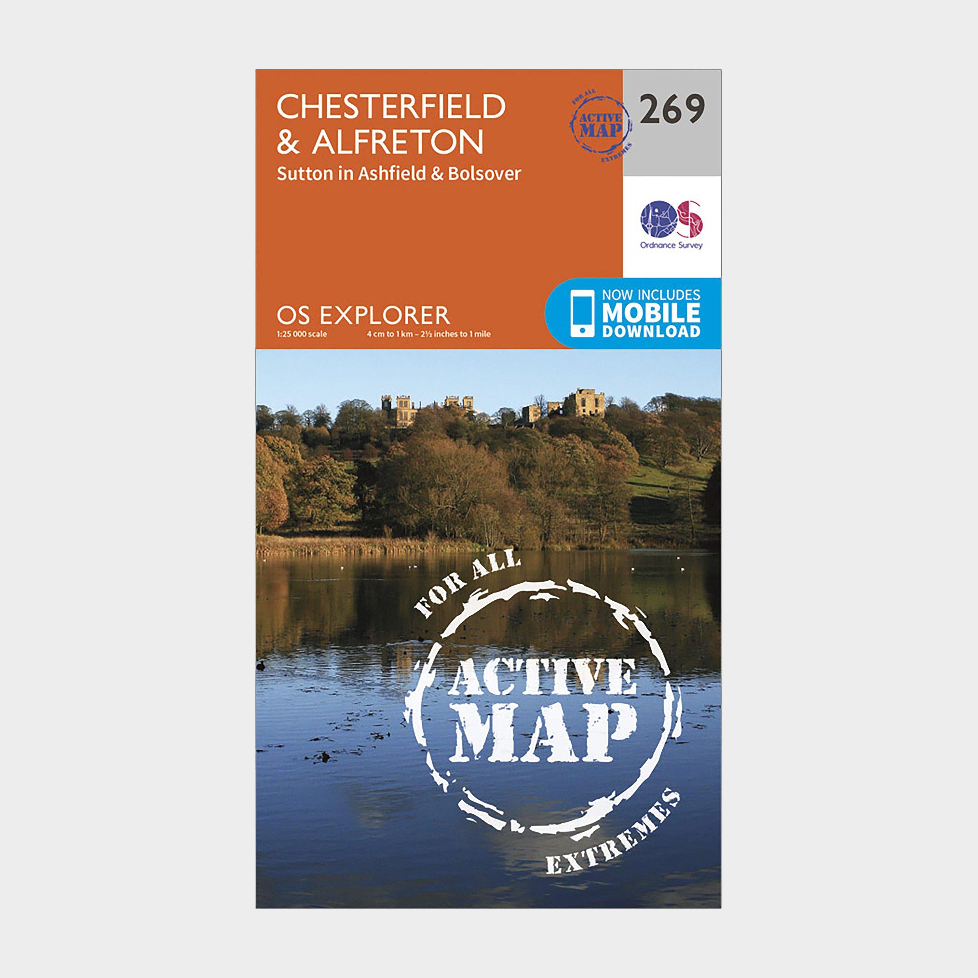 Explorer Active 269 Chesterfield & Alfreton Map With Digital Version