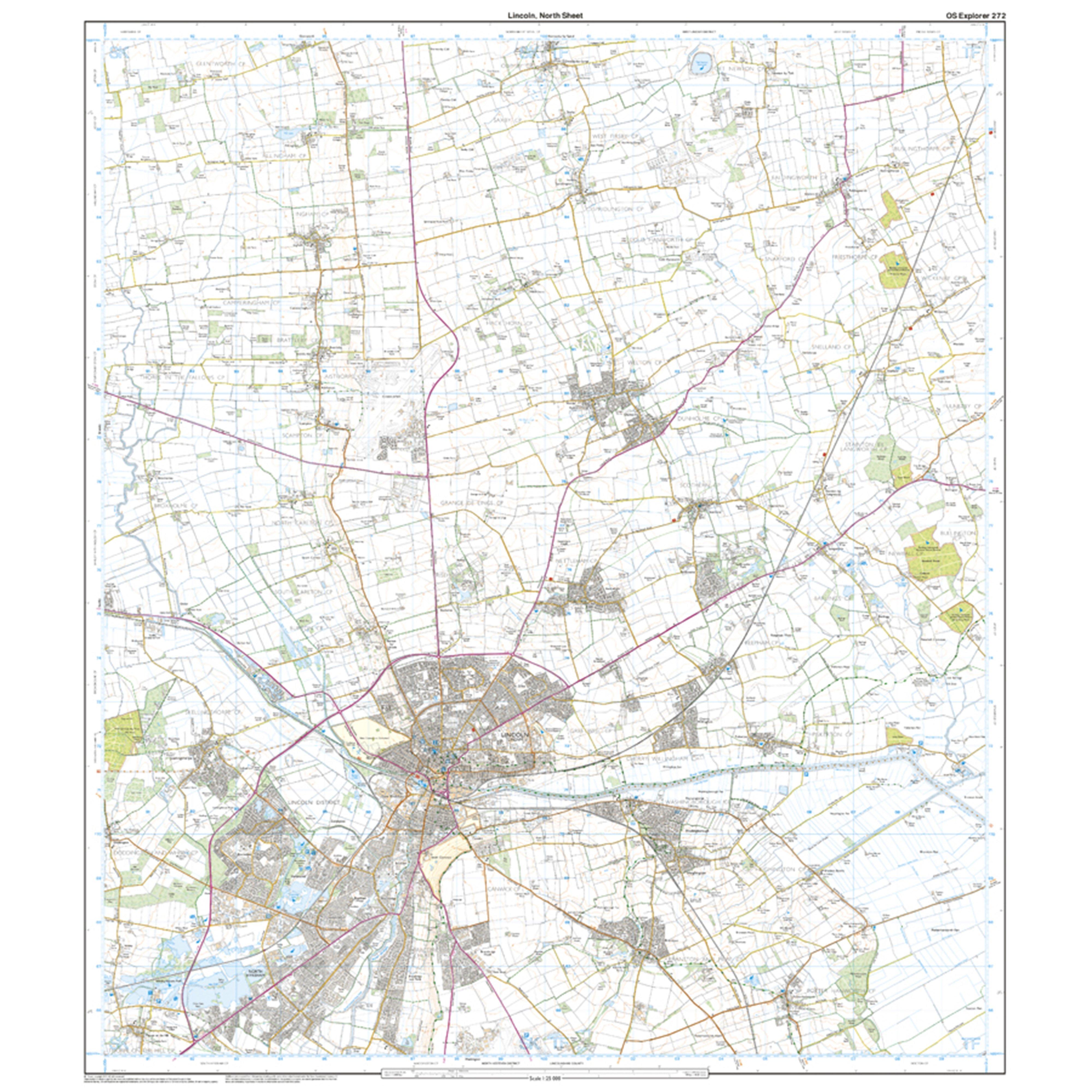 Explorer Active 272 Lincoln Map With Digital Version