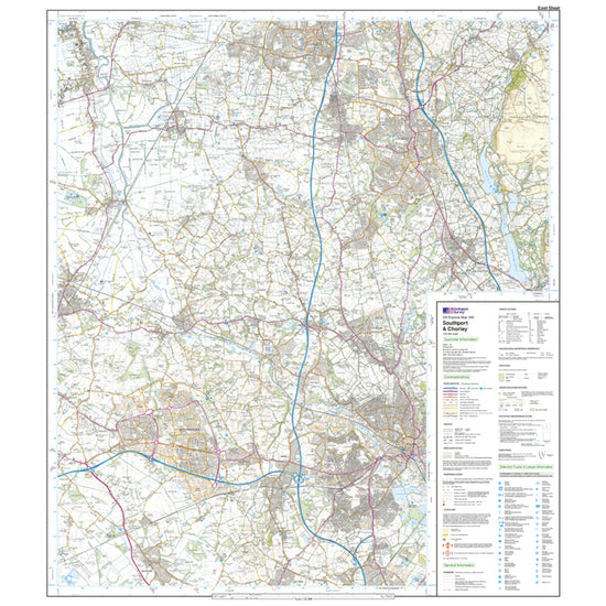 Explorer Active 285 Southport & Chorley Map With Digital Version