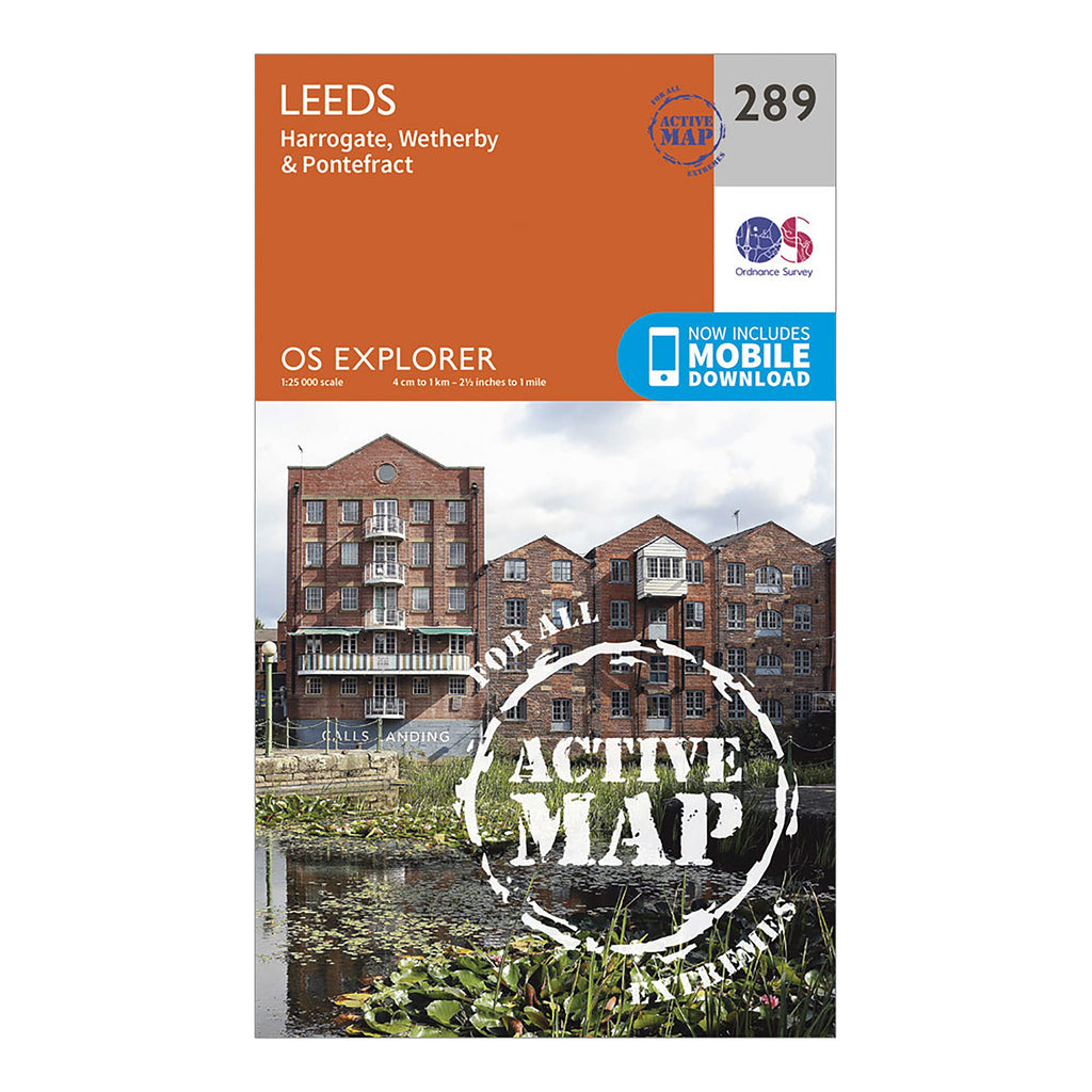 Explorer Active 289 Leeds Map With Digital Version