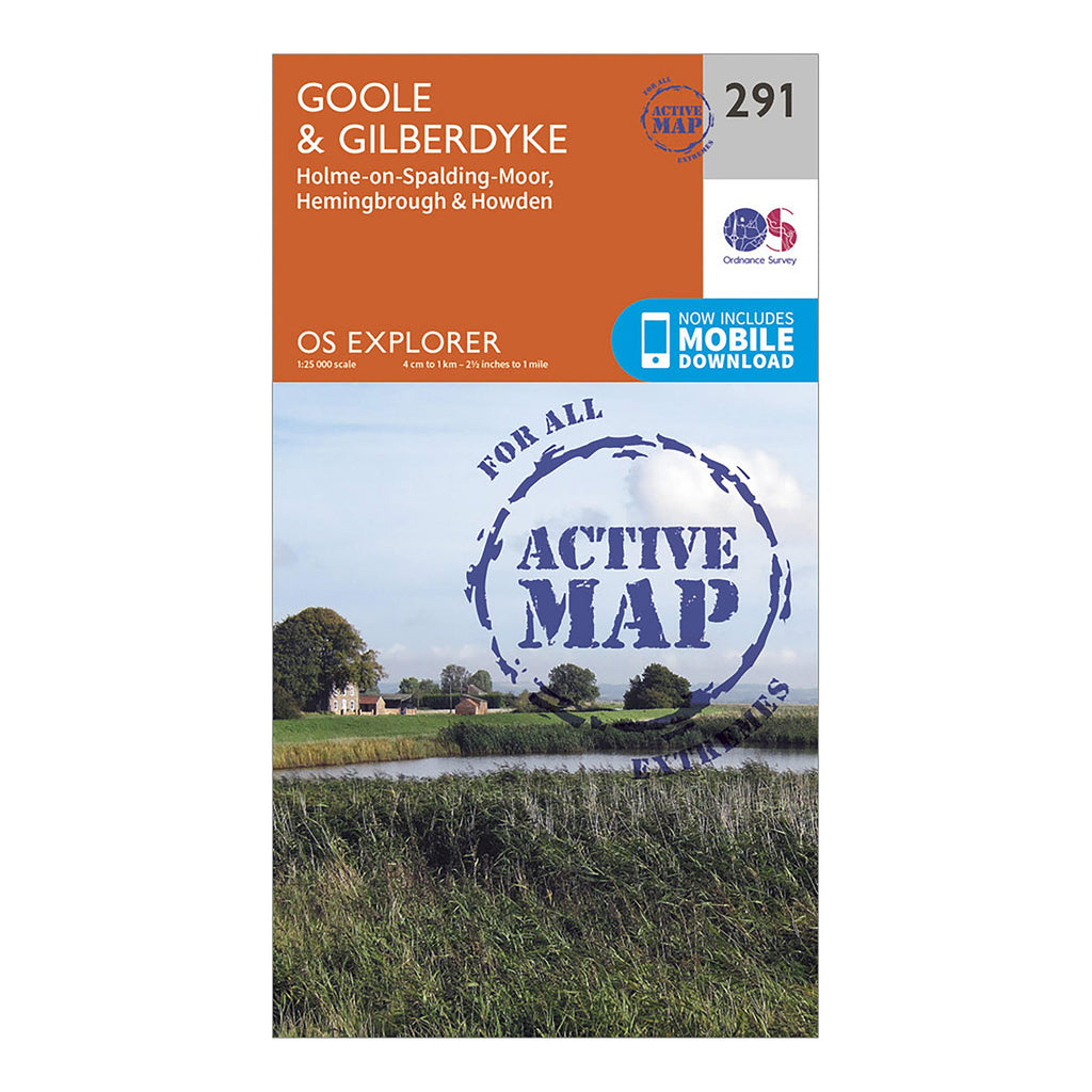 Explorer Active 291 Goole  Gilberdyke Map With Digital Version
