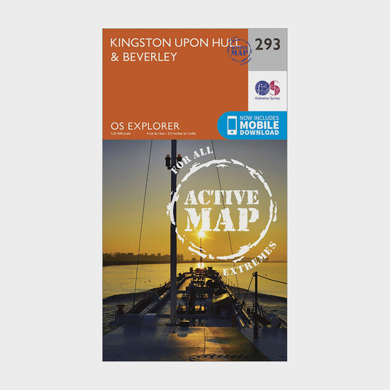 Explorer Active 293 Kingston upon Hill & Beverley Map With Digital Version