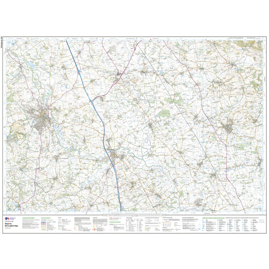 Explorer Active 299 Ripon & Boroughbridge Map With Digital Version