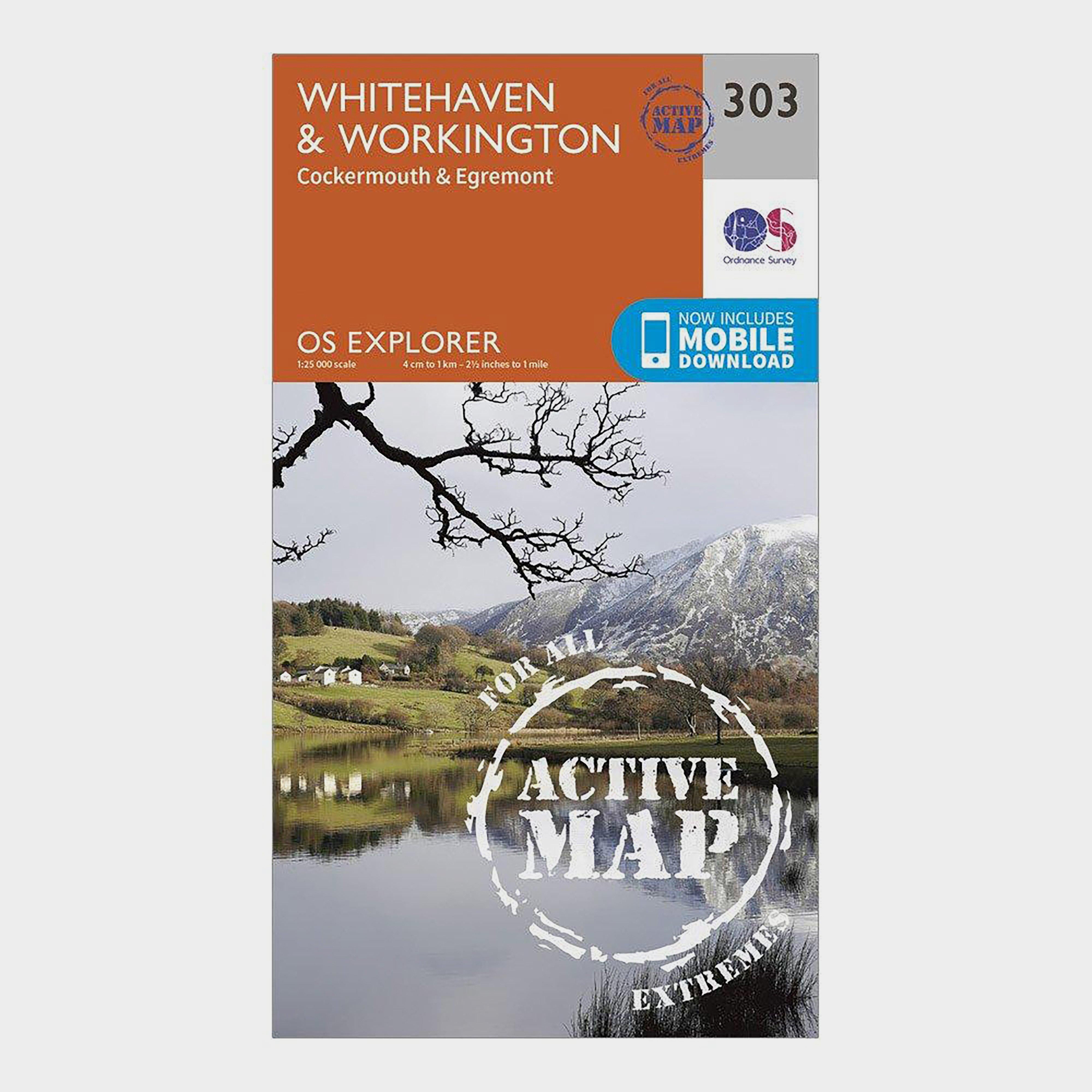 Explorer Active 303 Whitehaven & Workington Map With Digital Version