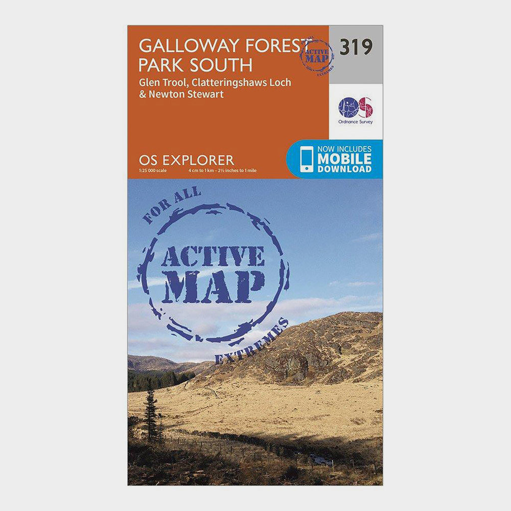 Explorer Active 319 Galloway Forest Park South Map With Digital Version