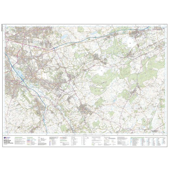 Explorer Active 343 Motherwell & Coatbridge Map With Digital Version
