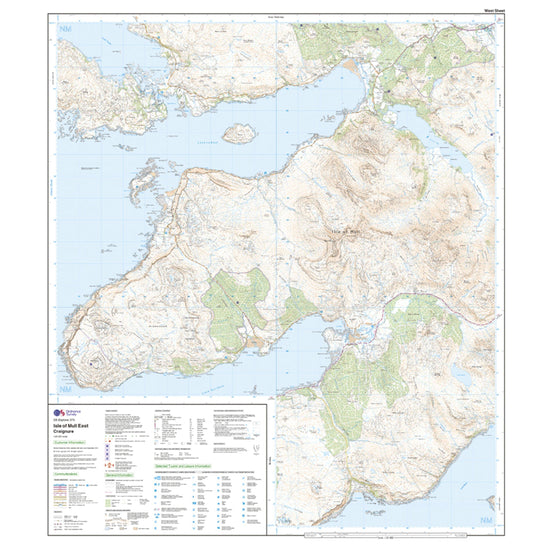 Explorer 375 Isle of Mull East Map With Digital Version