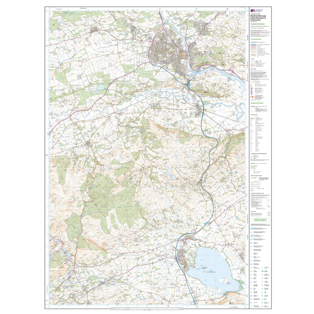 Explorer Active 369 Perth & Kinross Map With Digital Version