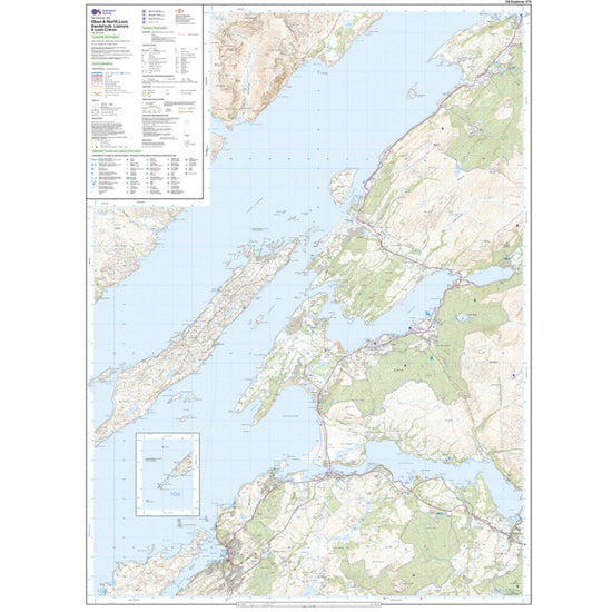 Explorer Active 376 Oban & North Lorn Map With Digital Version
