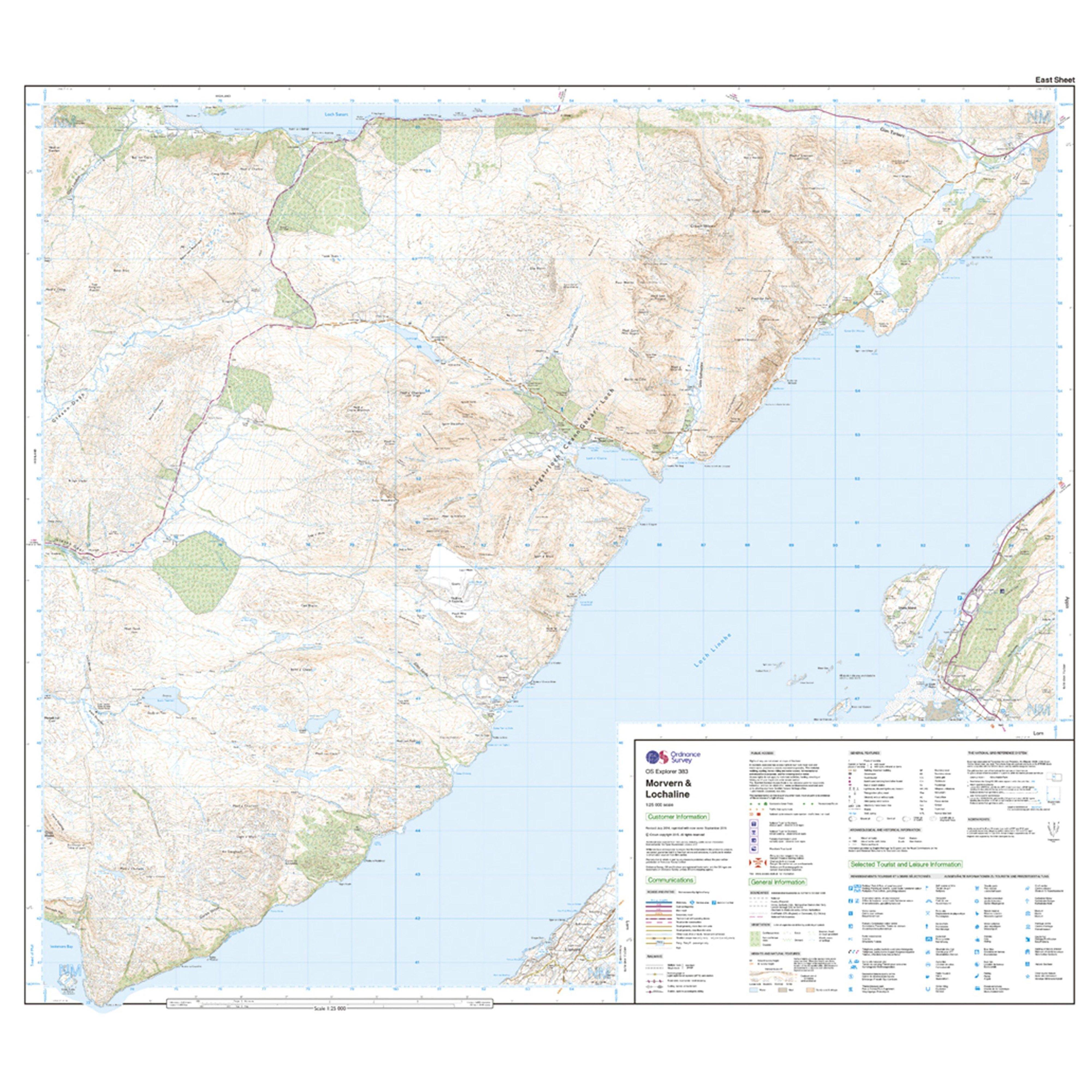 Explorer Active 383 Morvern & Lochaline Map With Digital Version