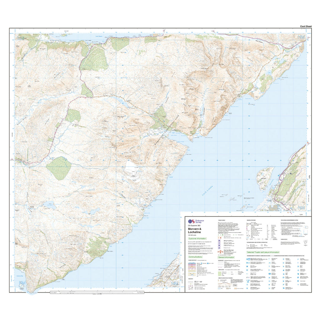 Explorer 383 Movern & Lochaline Map With Digital Version