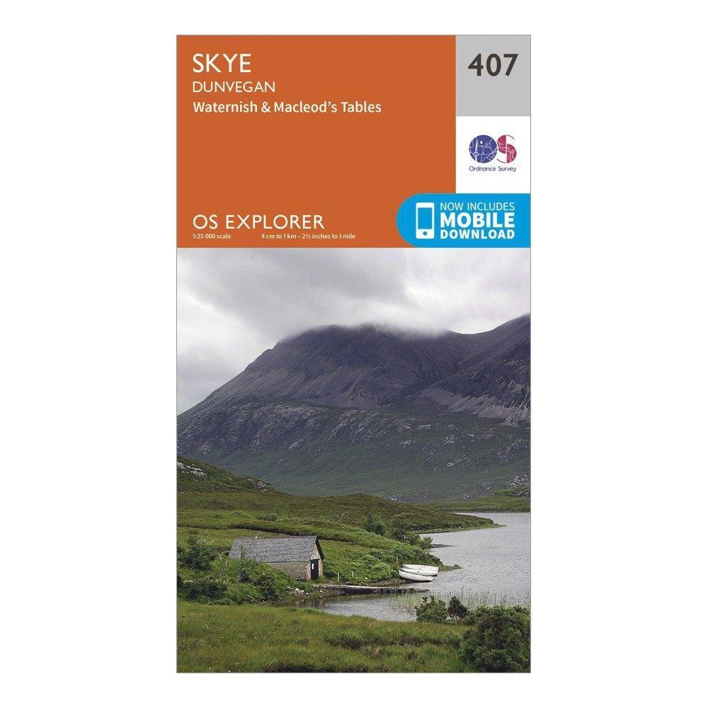 Explorer 407 Skye  Dunvegan Map With Digital Version