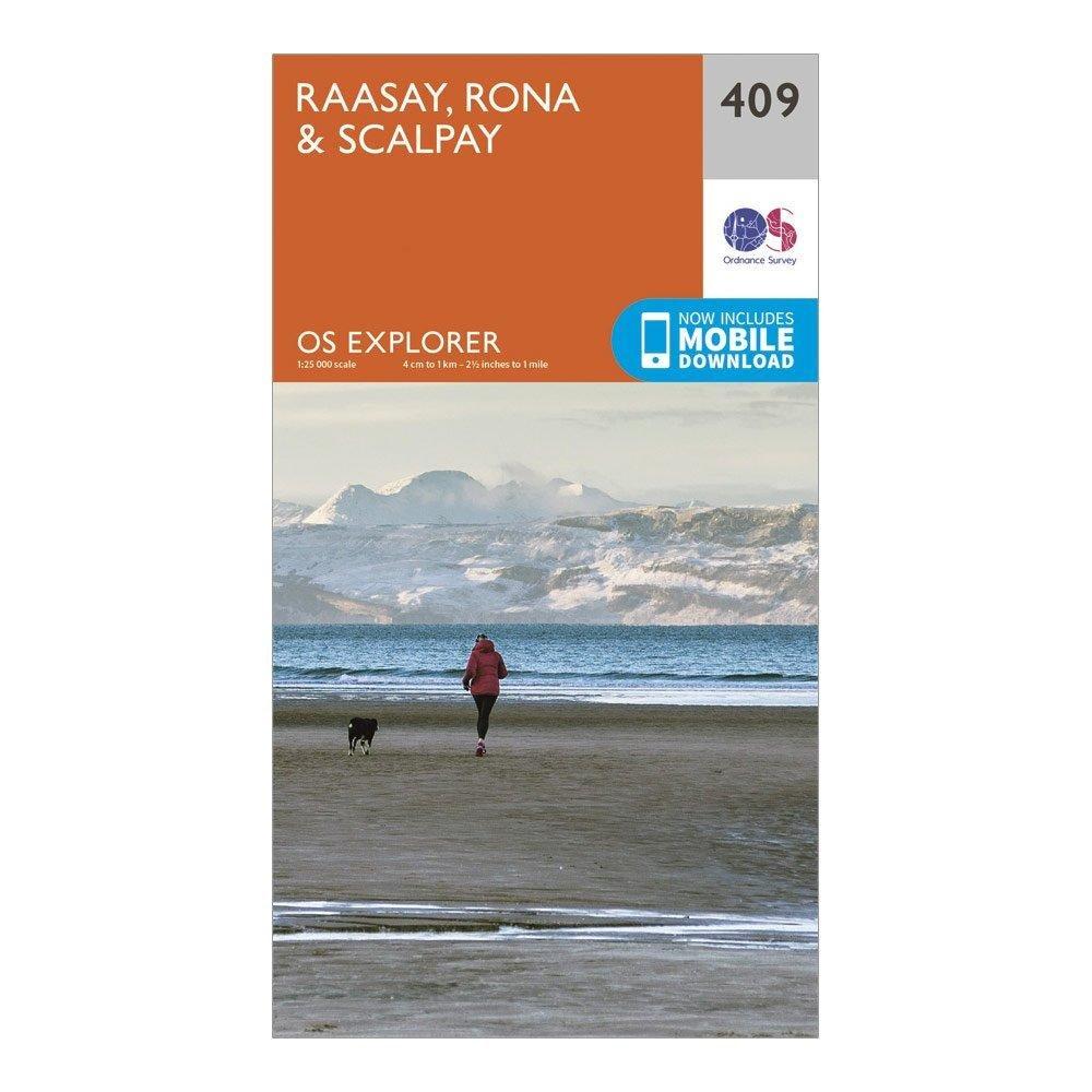 Explorer 409 Raasay Rona & Scalpa Map With Digital Version