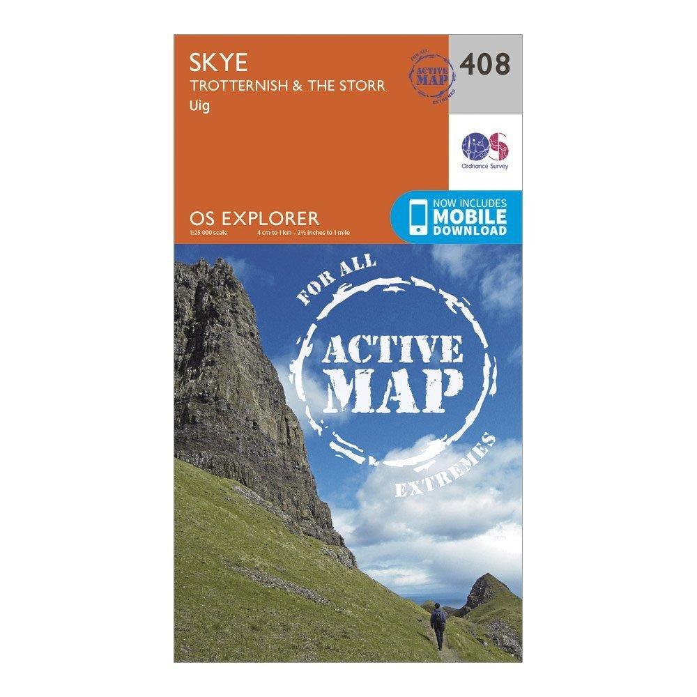 Explorer Active 408 Skye – Trotternish & The Storr Map With Digital Version