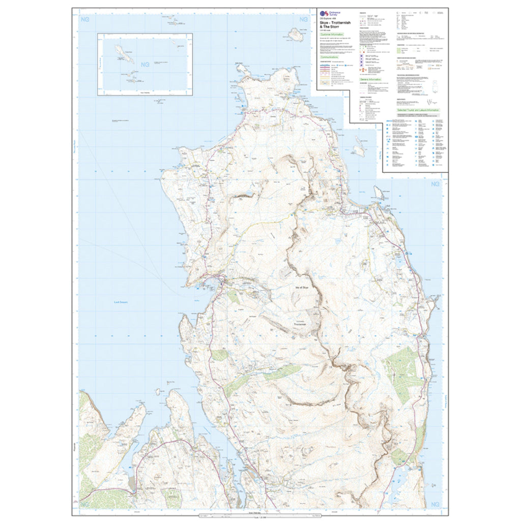 Explorer Active 408 Skye – Trotternish & The Storr Map With Digital Version
