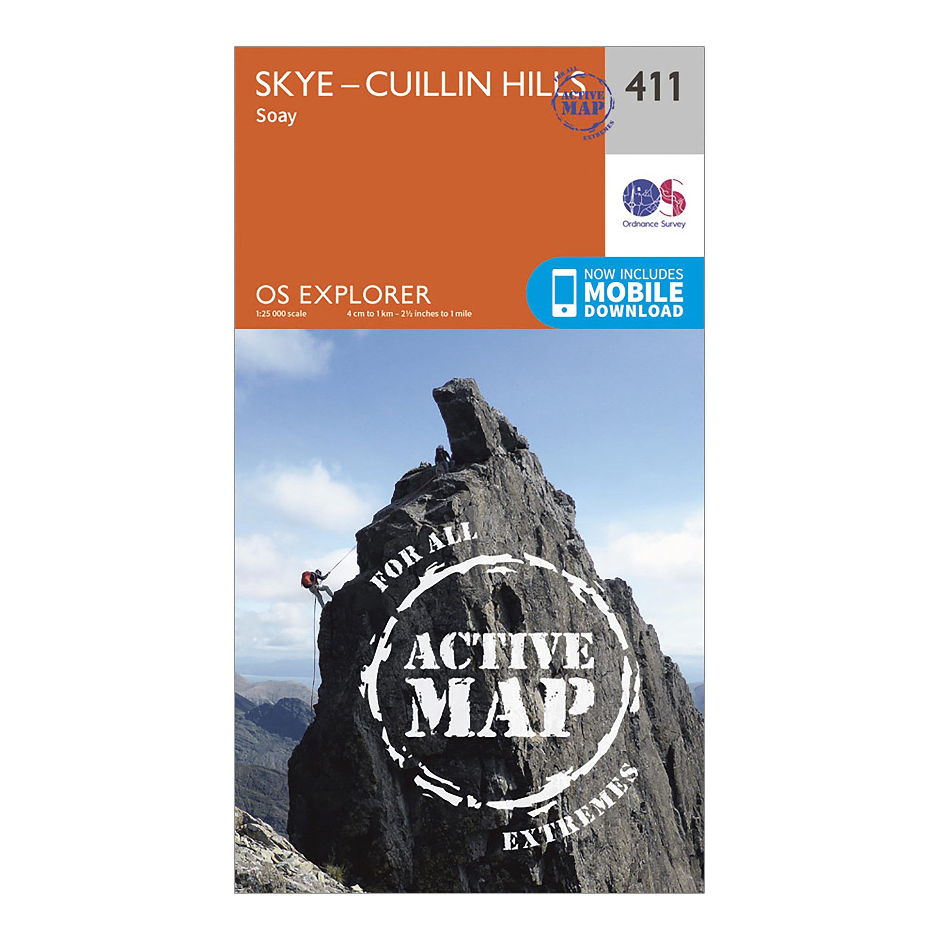 Explorer Active 411 Skye - Cuillin Hills Map With Digital Version
