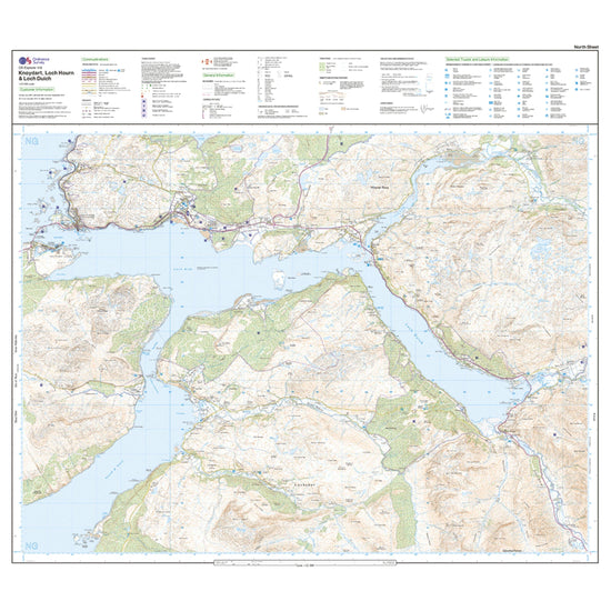 Explorer 413 Knoydart, Loch Hourn & Loch Duich Map With Digital Version
