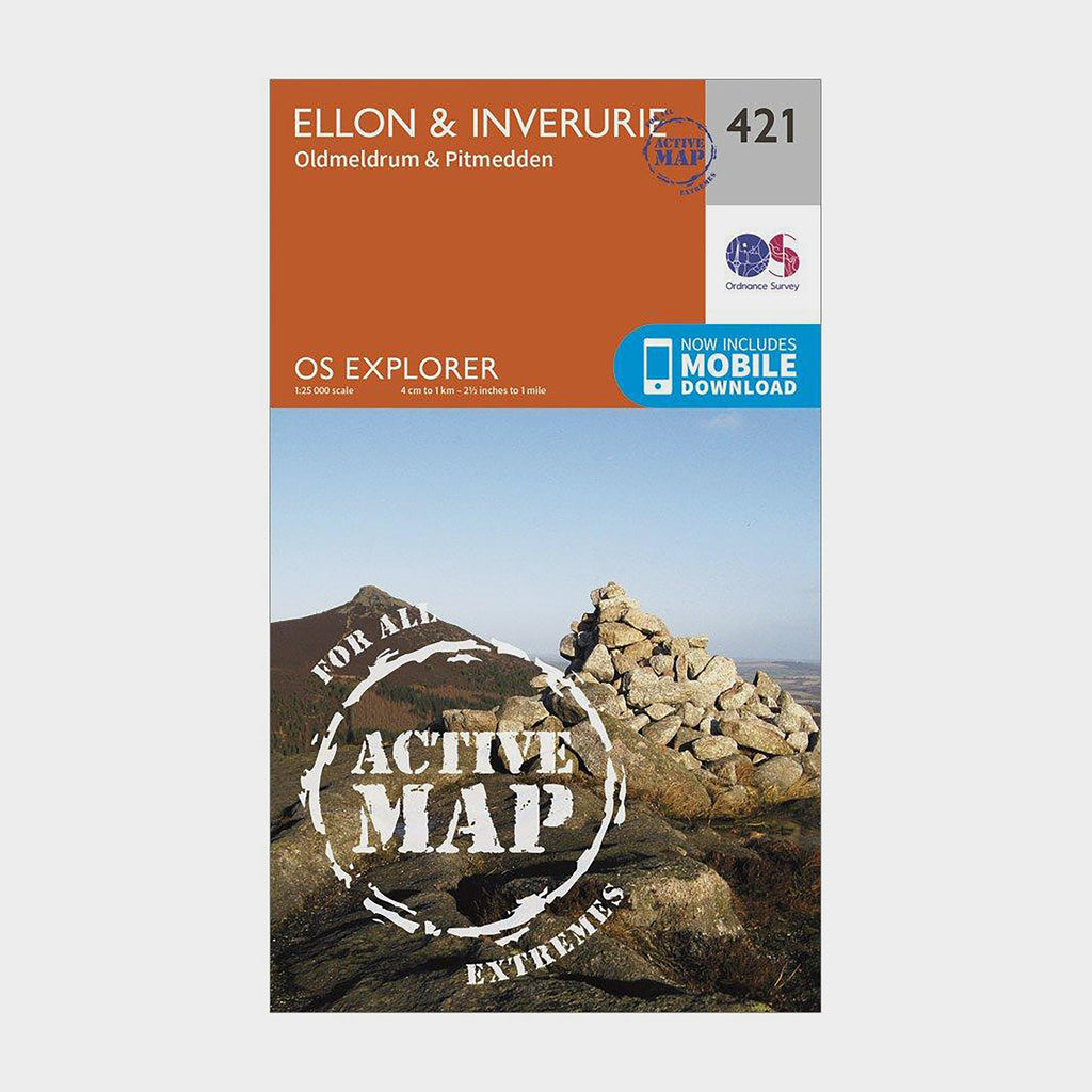 Explorer Active 421 Ellon & Inverurie Map With Digital Version