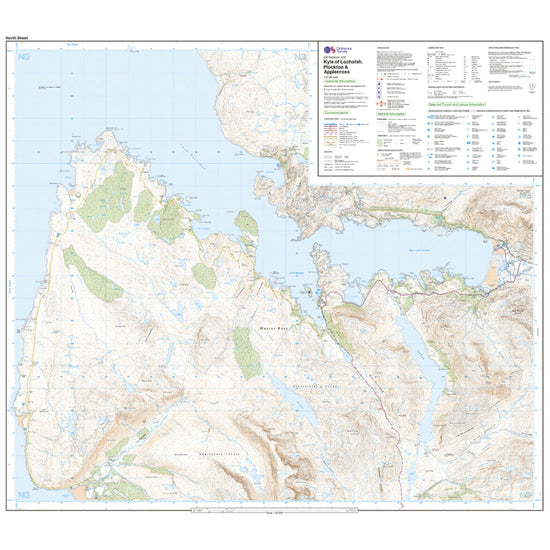 Explorer 428 Kyle of Lochalsh Plockton  Applecross Map With Digital Version