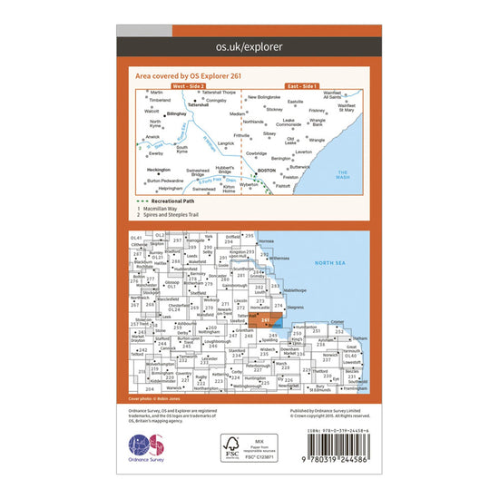 Explorer 261 Boston Map With Digital Version