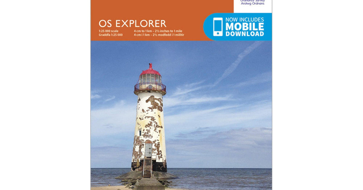 Ordnance Survey Explorer 265 Clwydian Range, Prestatyn, Mold & Ruthin ...