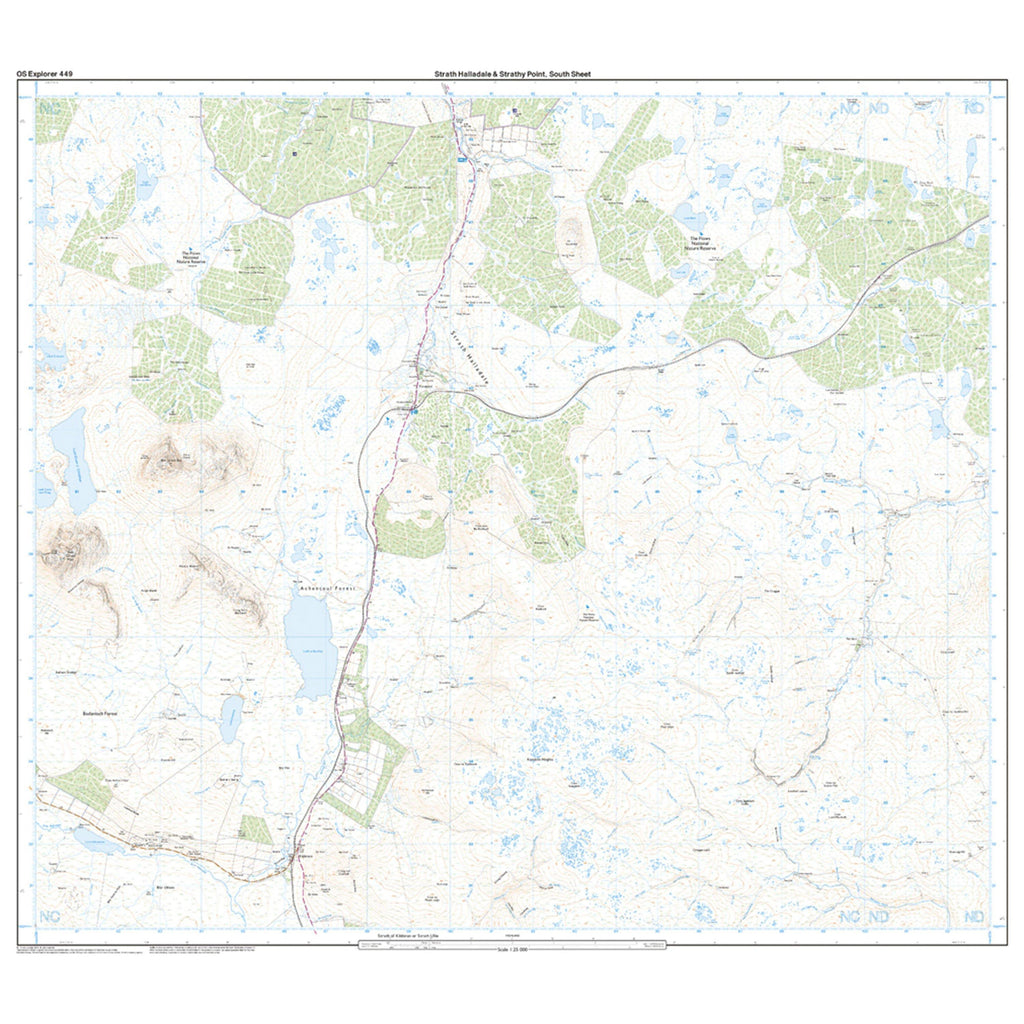 Explorer Active 449 Strath Halladale & Strathy Point Map With Digital