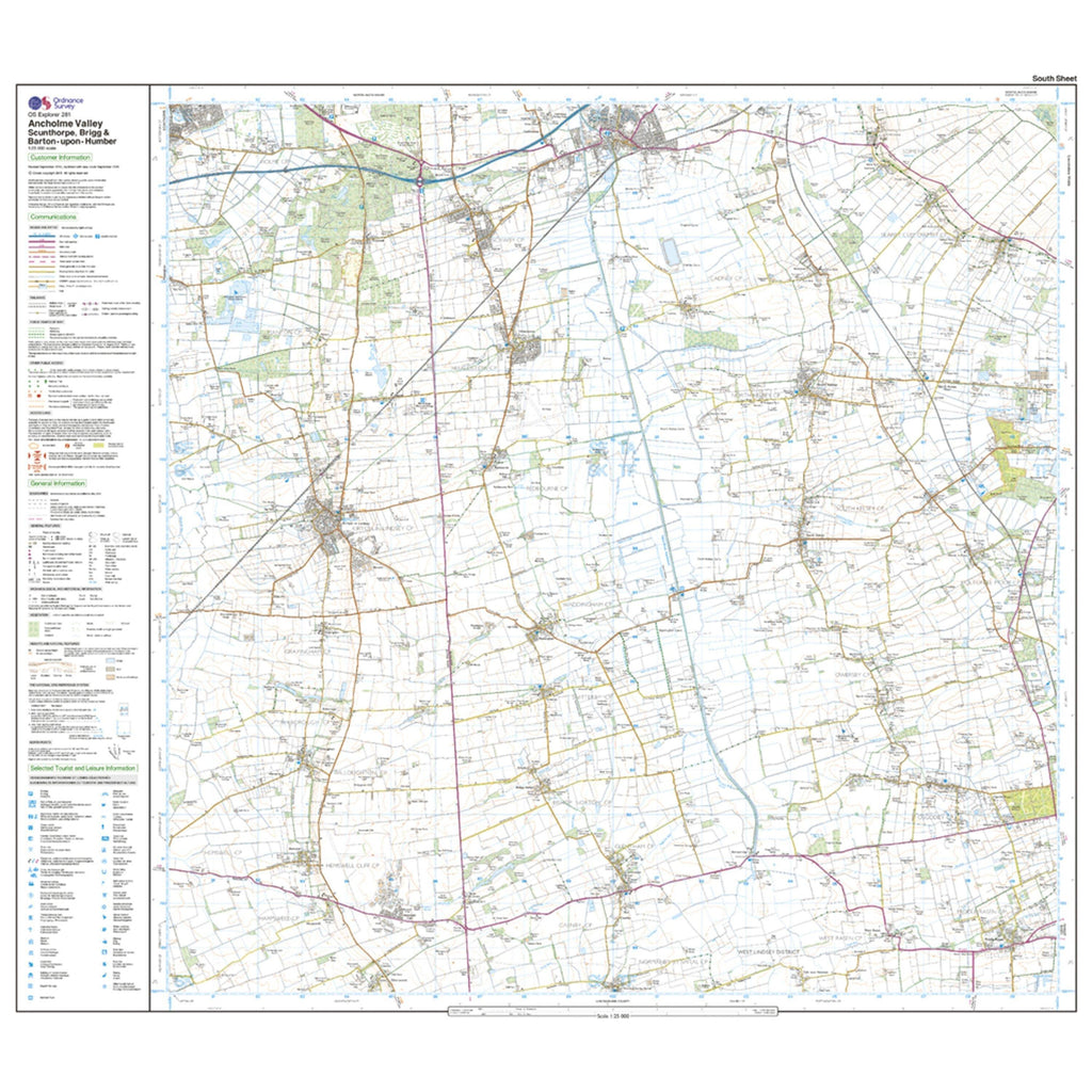 Explorer 281 Ancholme Valley Map With Digital Version
