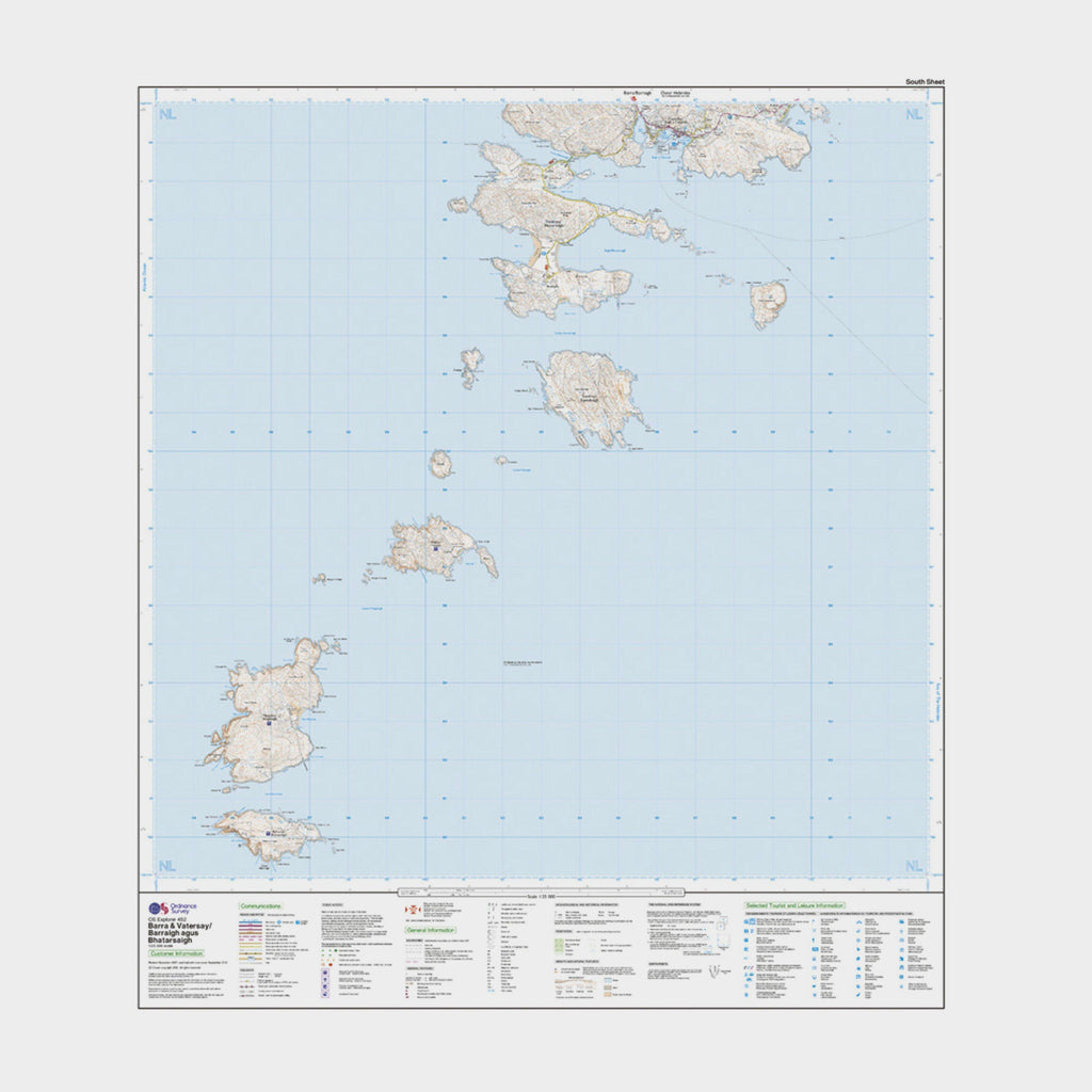Explorer Active 452 Barra & Vatersay Map With Digital Version
