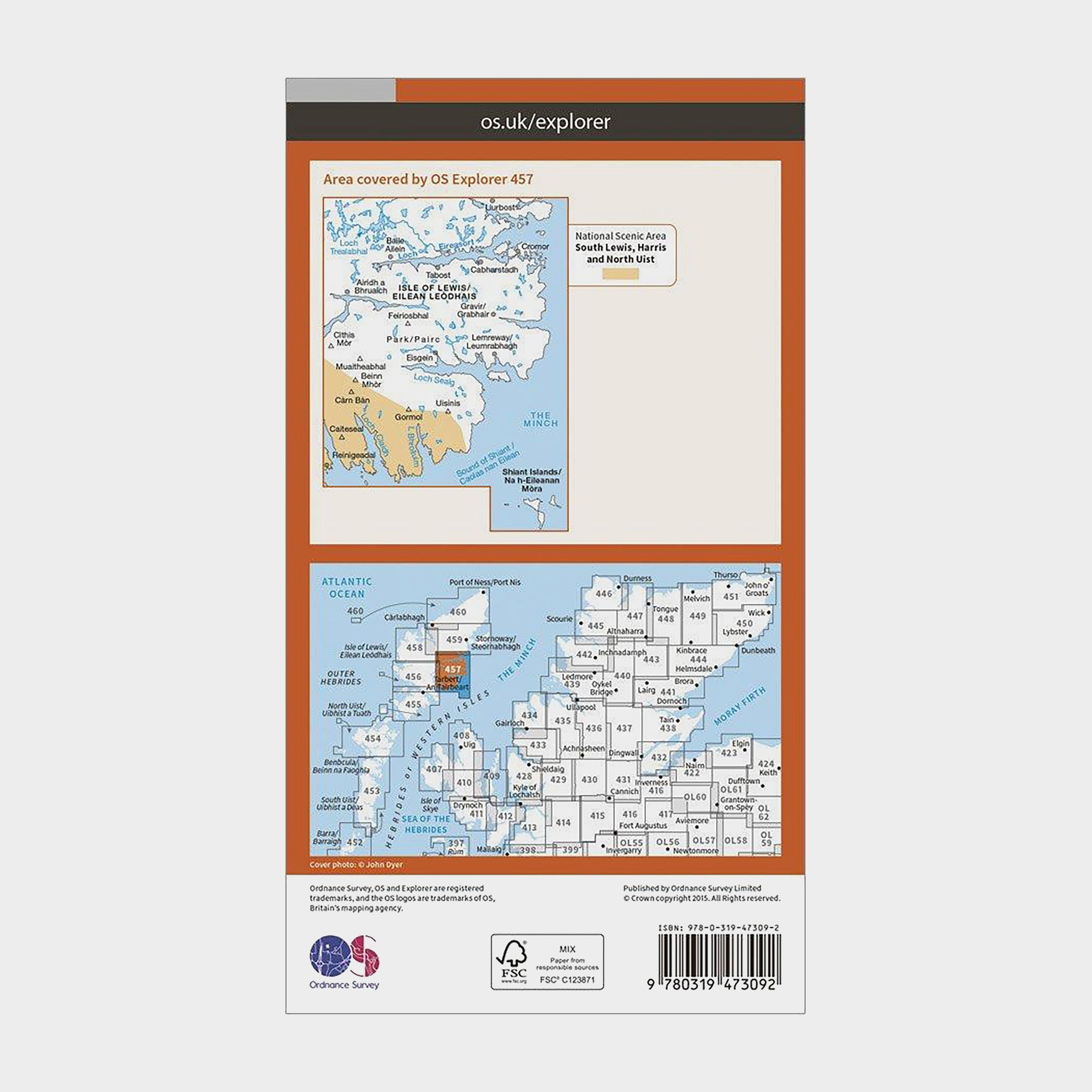 Explorer Active 457 South East Lewis Map With Digital Version