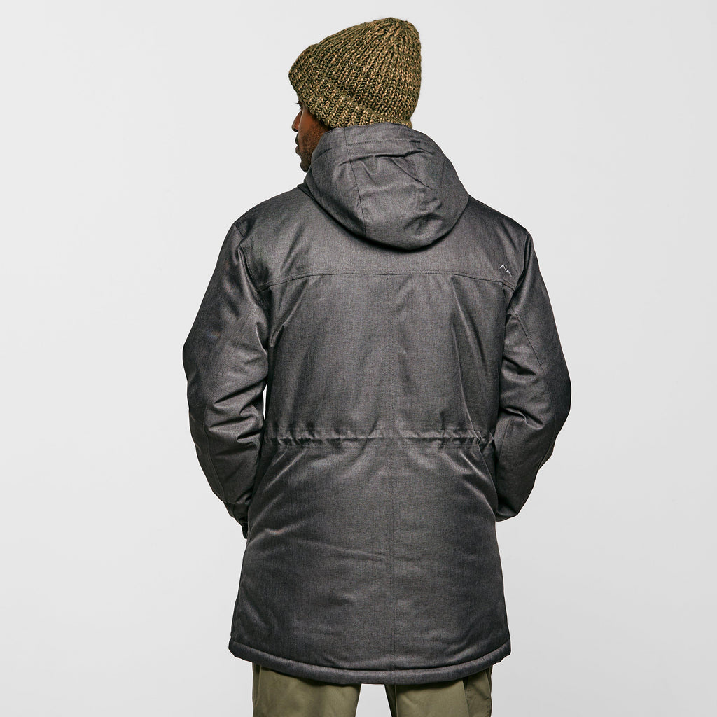 Men's Long Textured Insulated Jacket