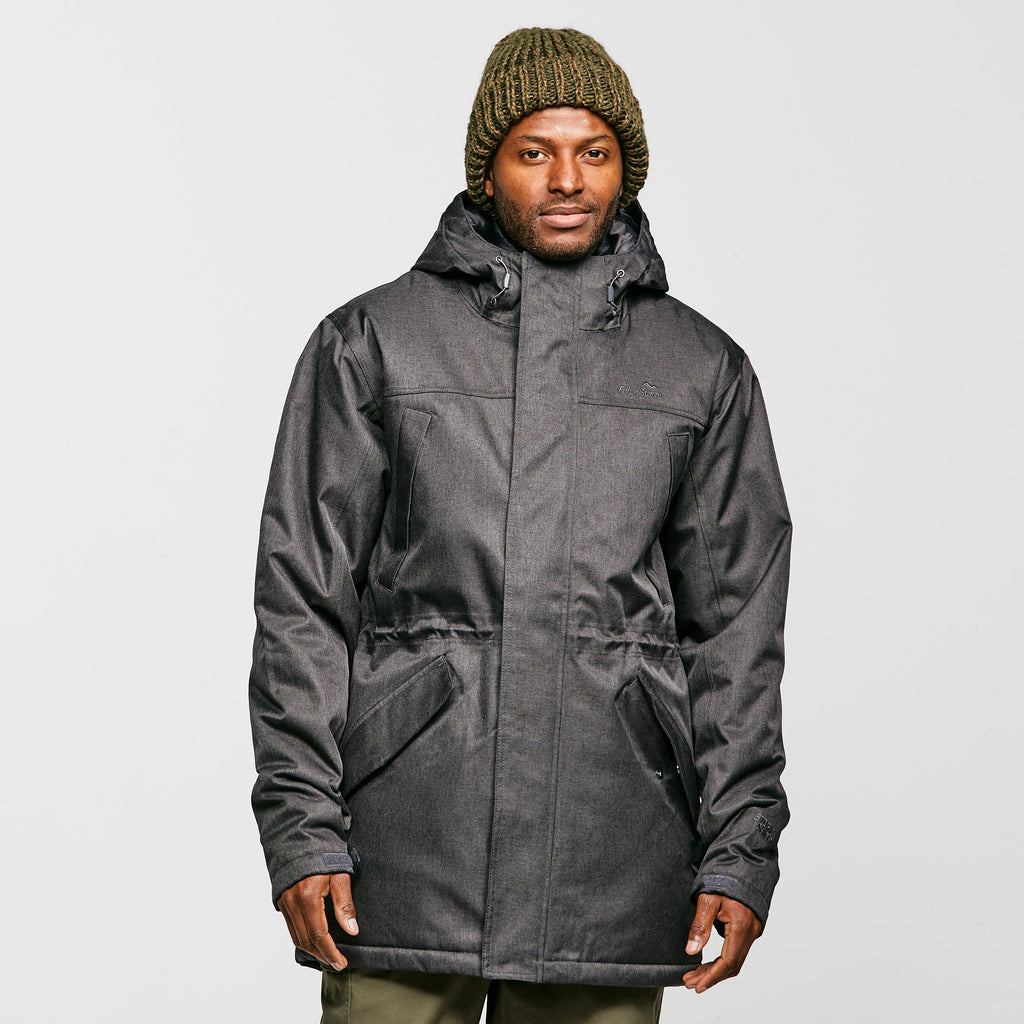 Men's Long Textured Insulated Jacket
