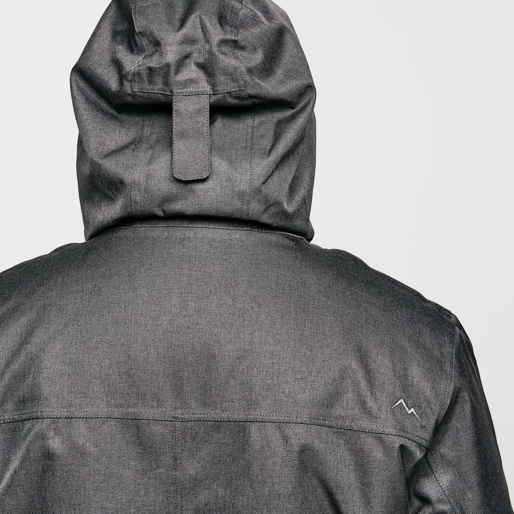 Men's Long Textured Insulated Jacket